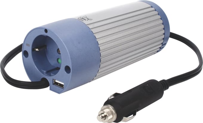 HQ INV100U-12 Omvormer 12V>230V 100W met USB