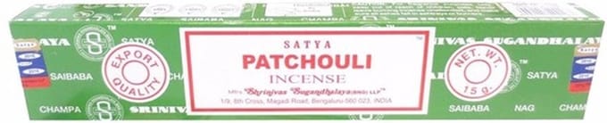 Satya Nag Champa Wierook stokjes - Patchouli - 15 gram