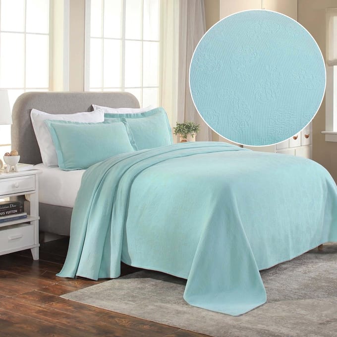 Sprei, Katoen, Aqua, King