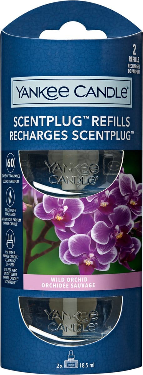 Yankee Candle - Wild Orchid - Elektrische Diffuser Navulling - 2 stuks