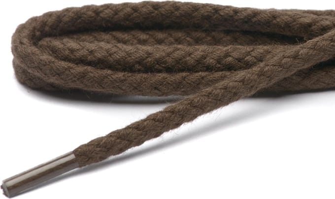 ARIESZZZ - Schoenveters - Grof Rond - Donkerbruin - 90 cm - 5-7 gaatjes
