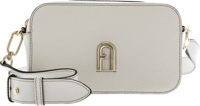 FURLA Leren Schoudertas Primula Mini Crossbody Bag Marshmallow Crème