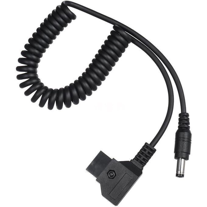 D-Tap 2Pin Maschio Cavo V-Mount Anton Batteria Rig DSLR Potenza Fotocamera black