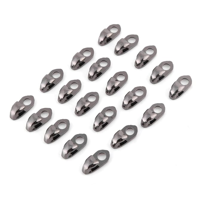20 stuks/set laarzenhaken veterfittingen met klinknagels voor reparatie/kamp/wandel/klimaccessoires gray