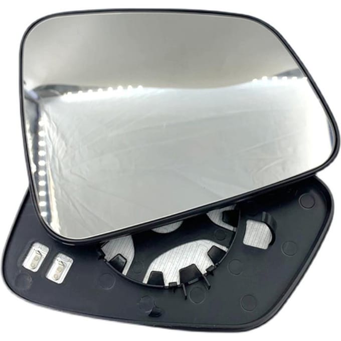 Verre de rétroviseur extérieur avec plaque de support chauffée côté passager droit pour Chevy Trax LS gray