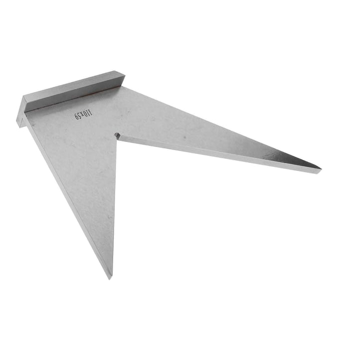 Meelhoek 30 45 90 120 Graden DIN 8752 Standaard Hoekliniaal Machinebankwerker Ingenieur gray