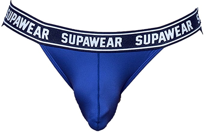 SUPAWEAR WOW Jockstrap Navy - MAAT M - Heren Ondergoed - Jockstrap voor Man - Mannen Jock