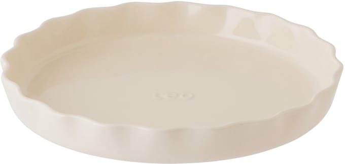 LEO Geribbelde taartschaal Balance 1,50L - Beige -