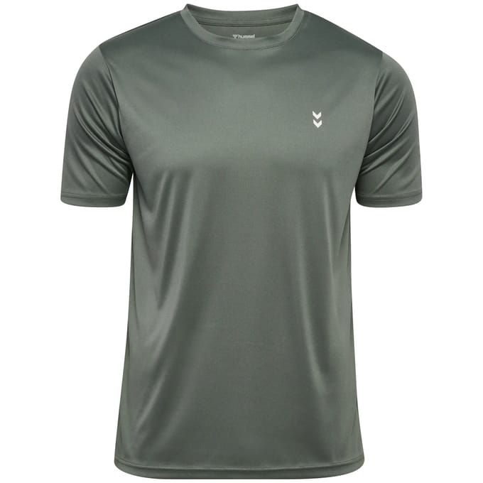 Hummel Pulse Training T-Shirt Heren - Castor Gray | Maat: L