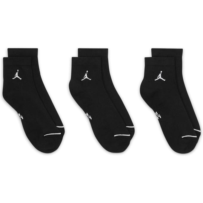 Jordan Everyday Crew 3er Pack Sokken Zwart K010