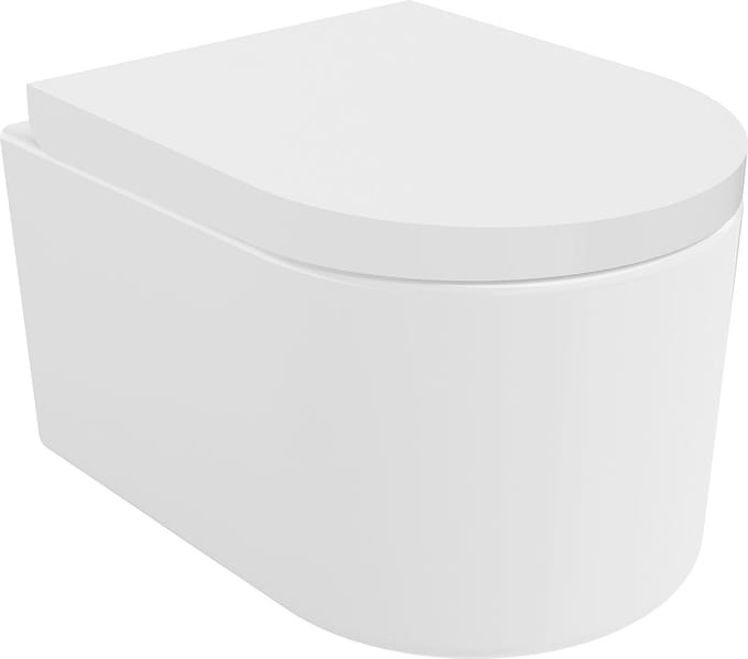 Mexen Sofia WC-pot Rimless Tornado met zacht sluitende harde zitting, duroplast, wit glans - 30540200T