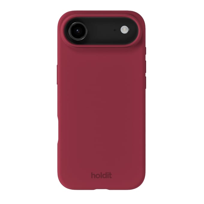 Holdit Silicone Case geschikt voor Apple iPhone Air - Red Velvet
