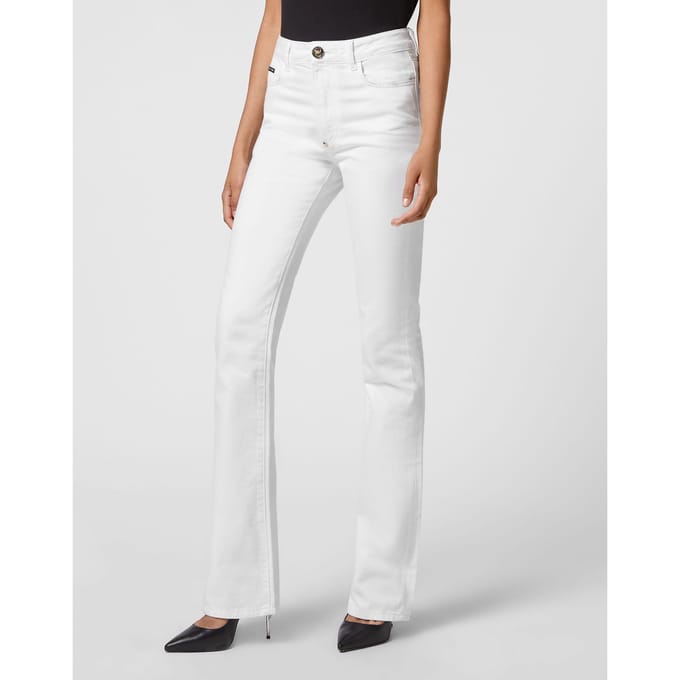 Jeans Flare Fit Skull