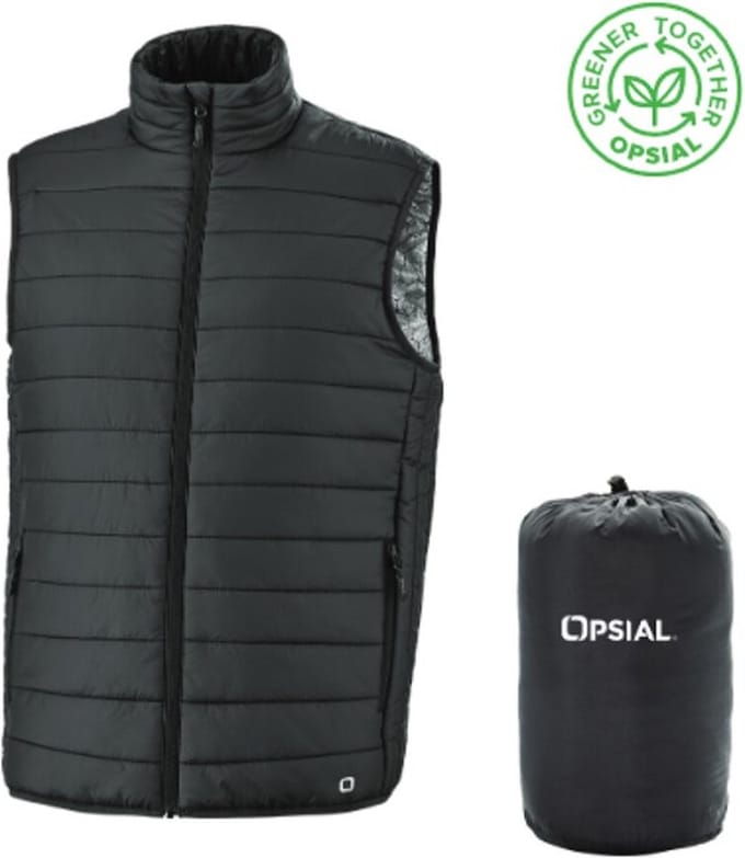 Opsial vest /bodywarmer gewatteerd - KANYON - zwart - maat M