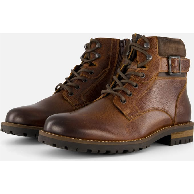 Outfielder Outfielder Veterboots cognac Leer