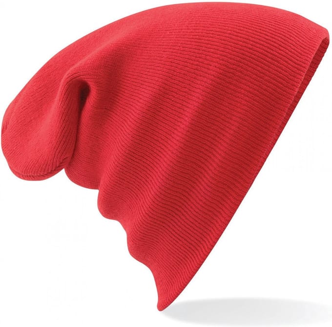 New Age Devi - "Opvallende rode 'Original Cuffed Beanie' - Stijlvol en warm"