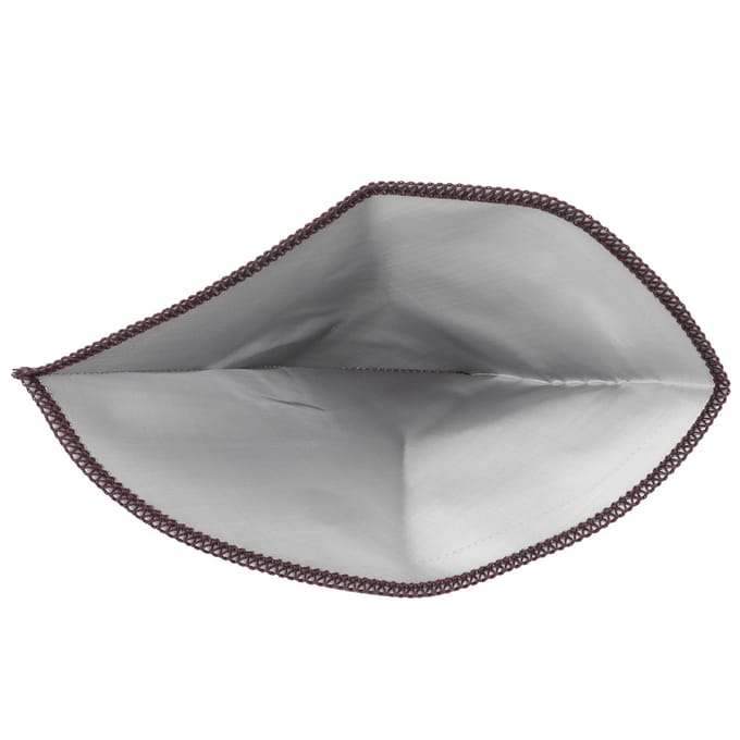 Filtre à café en acier inoxydable Réutilisable Pliable Trapézoïdal Sac Passoire à café 4?6 tasses white
