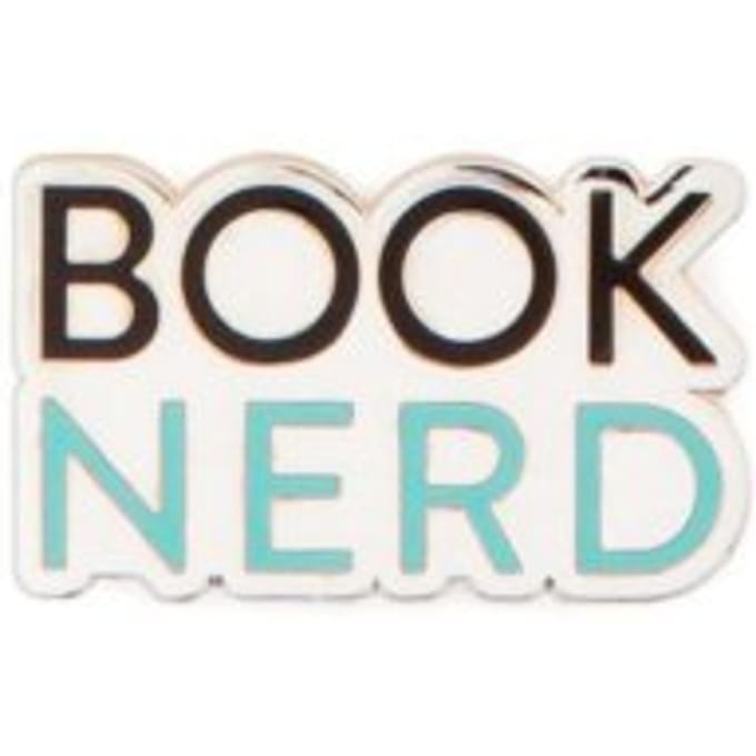 Book Nerd Enamel Pin - Out of Print