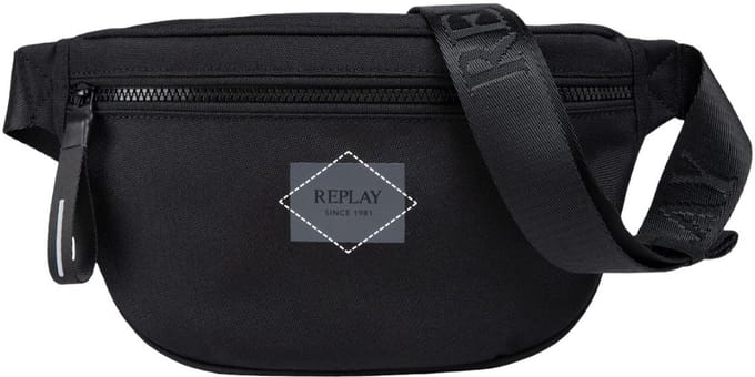REPLAY schoudertas Crossbody Bag Black zwart