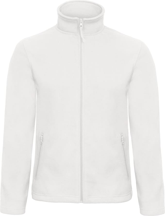 Fleecevest 'ID.501 Micro Fleece Full Zip' Maat M Wit