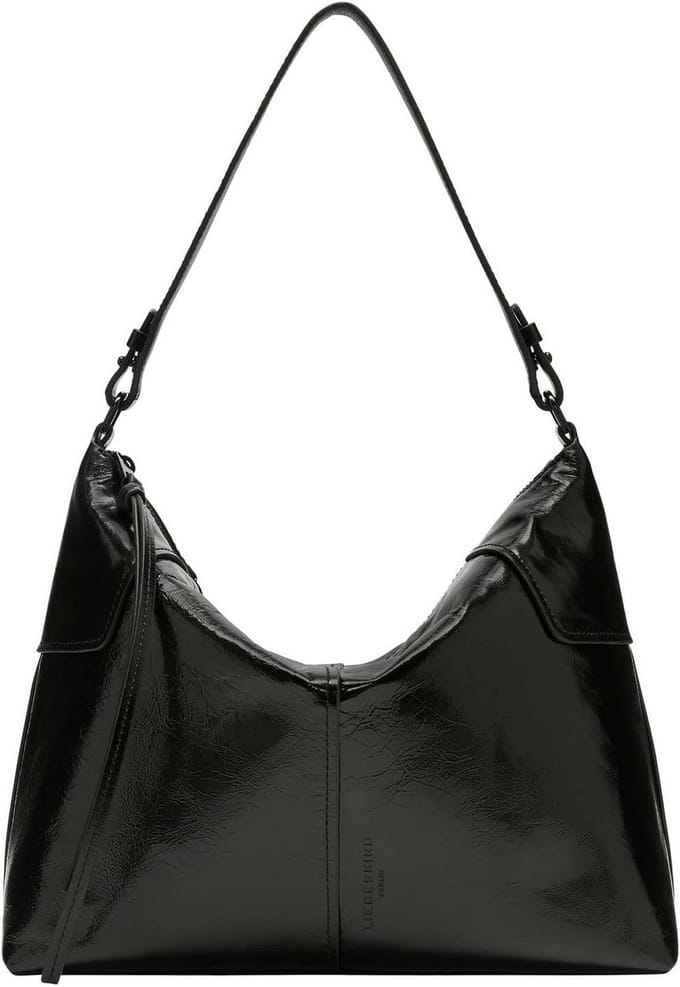 Leren Hobo Schoudertas met Distressed Look