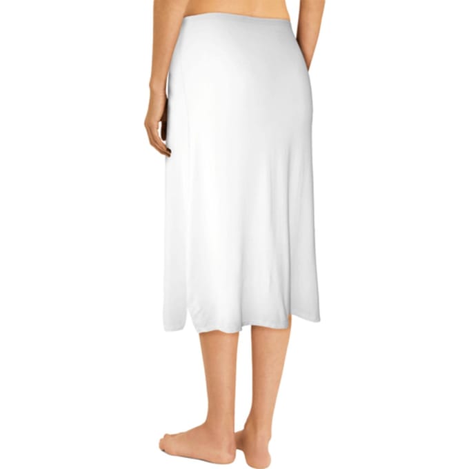 Set van 2 - Bamboe Onderrok 3/4 70CM GBTW-815-White Maat-S/M