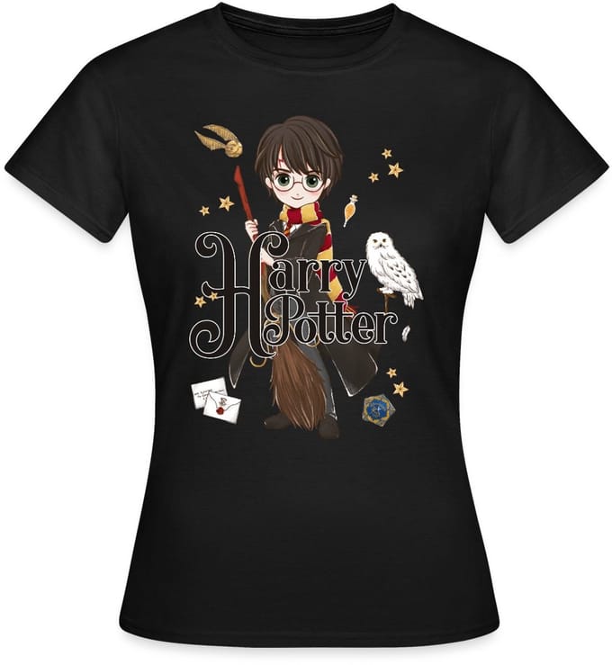 Harry Potter Onderdelen T-Shirt Dames