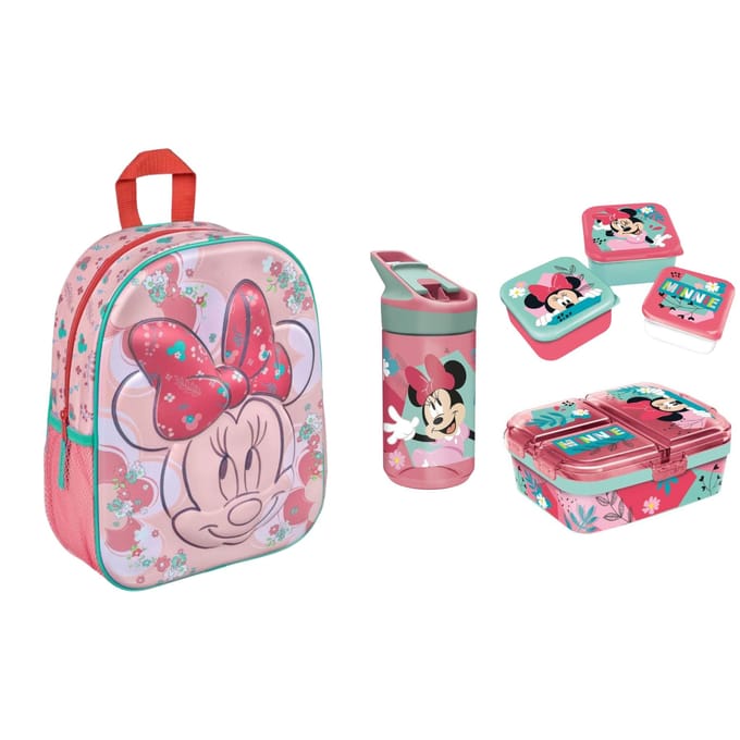 Minnie Mouse schoolset; rugzak en lunchset
