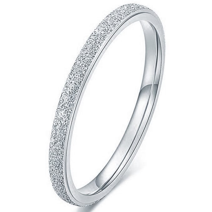 Dames ring LGT Jewels Stardust Edelstaal Zilverkleurig-17mm