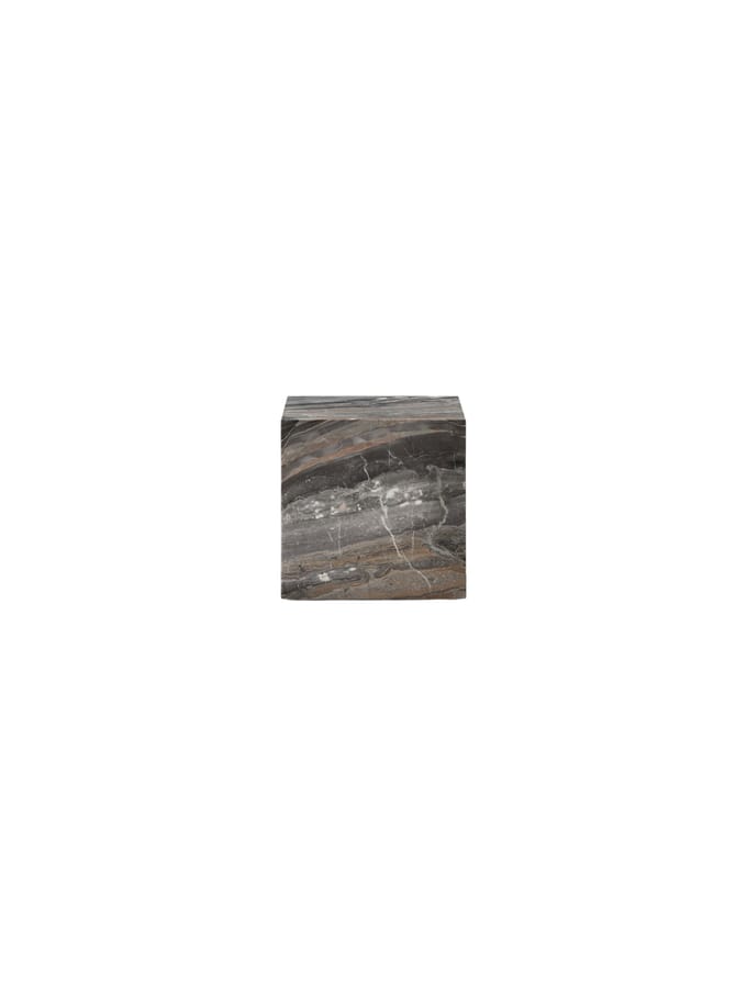 Audo Plinth Tafel - Grey Galaxy Marmor - kubusvornig