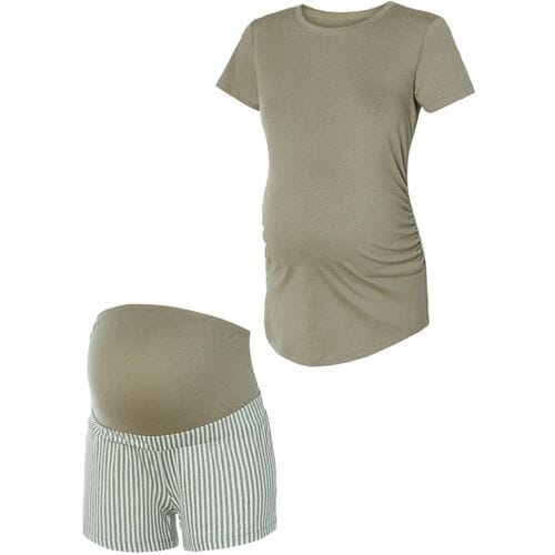 ESMARA Dames positiepyjama (groen, XS (32/34))