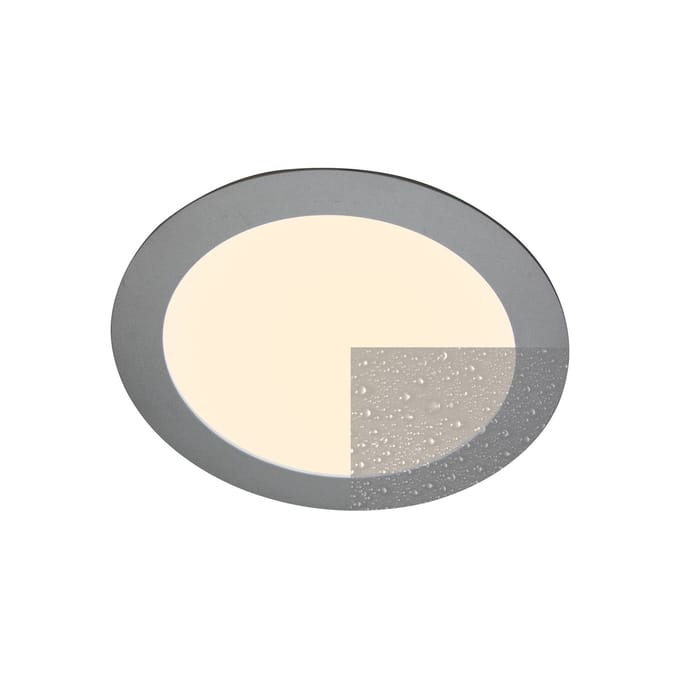 Heitronic LED inbouw-paneel 27636, vlak, rond, 12 W