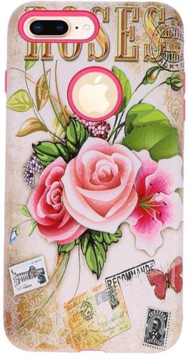 Roses 3D Print Hard Case voor Apple iPhone 7 Plus / 8 Plus