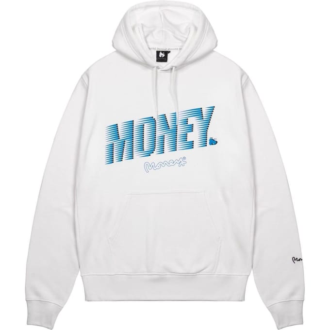 Money Zoom Ape-hoodie voor heren (Wit)