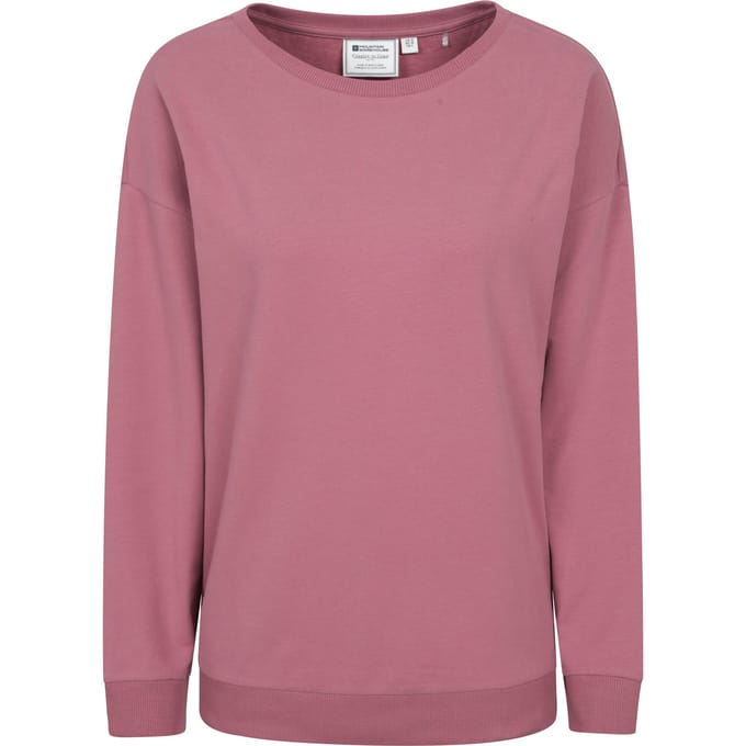 Mountain Warehouse Dames Pentle Lichtgewicht Sweatshirt (Roze)