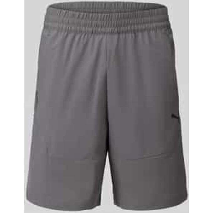 Regular fit sportshorts met labelprint