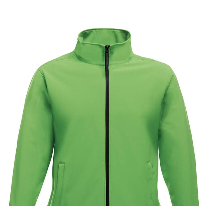 Regatta Dames/Dames Ablaze bedrukbare Soft Shell jas (Extreem groen/zwart)