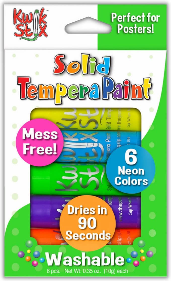 The Pencil Grip - Kwik Stix verfstick - Neon kleuren - TPG-610