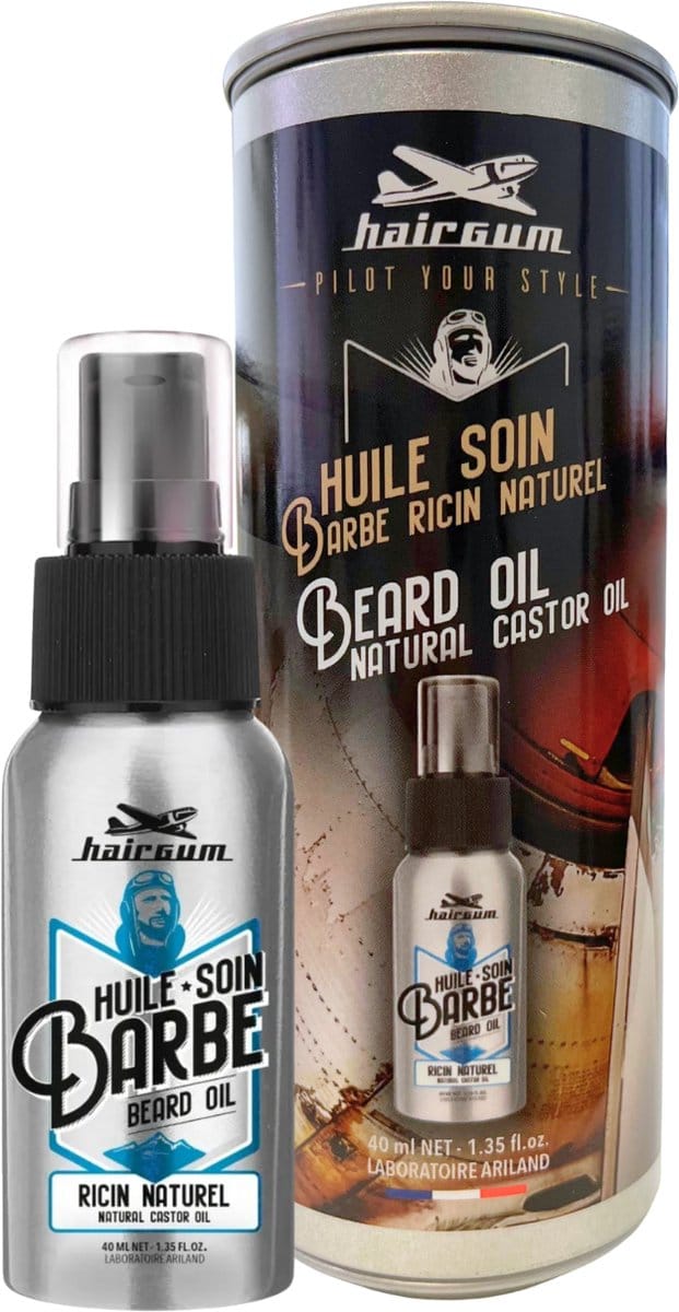 HairGum - in blik - Castor beard oil 40ML