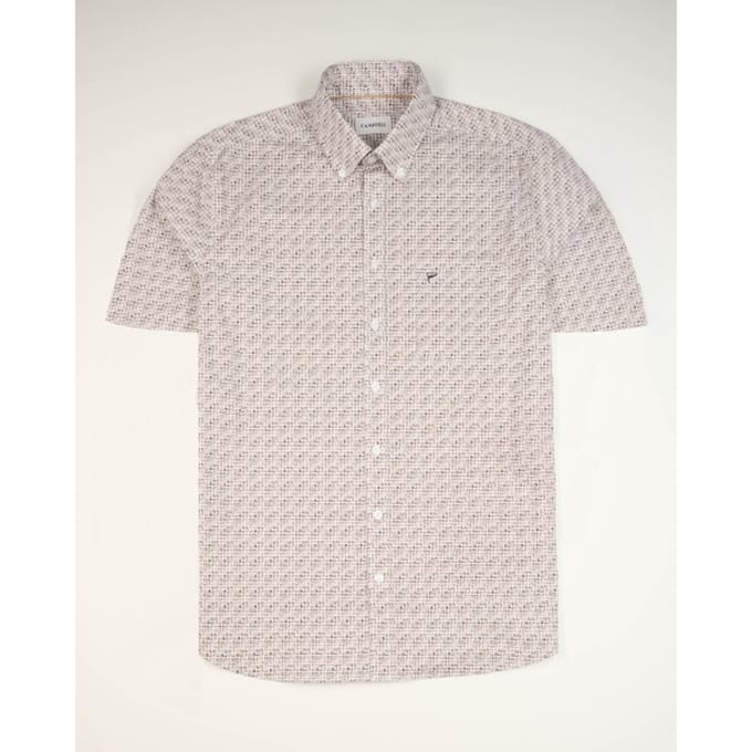 Campbell Casual Overhemd Otter Brown Heren