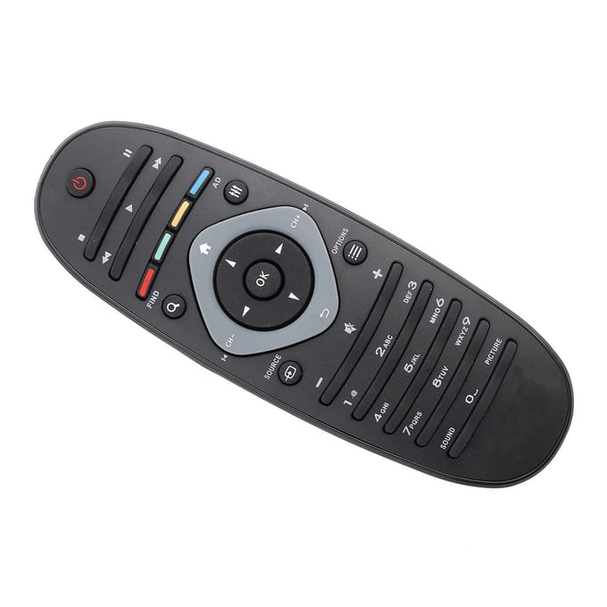 Vervangende tv-afstandsbediening, universele controller voor Philips-tv wit