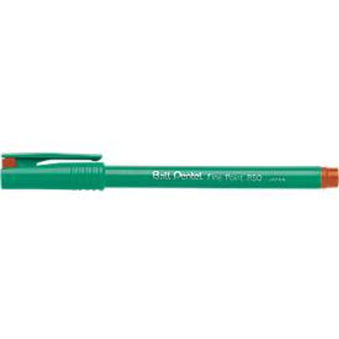 Rollerpen Pentel R50 medium rood | 12 stuks