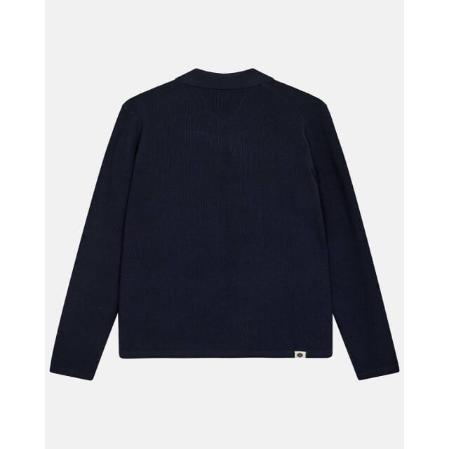 Anerkjendt 902032 aksvend needlerib knit cardigan 3059 sky captain