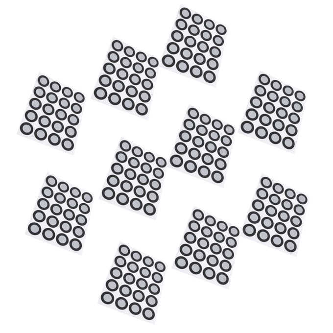 200 Pièces Marqueur de Scan 3D 12mm ID 19mm OD Point de Référence de Suivi Précis et Réflexion Diffuse white