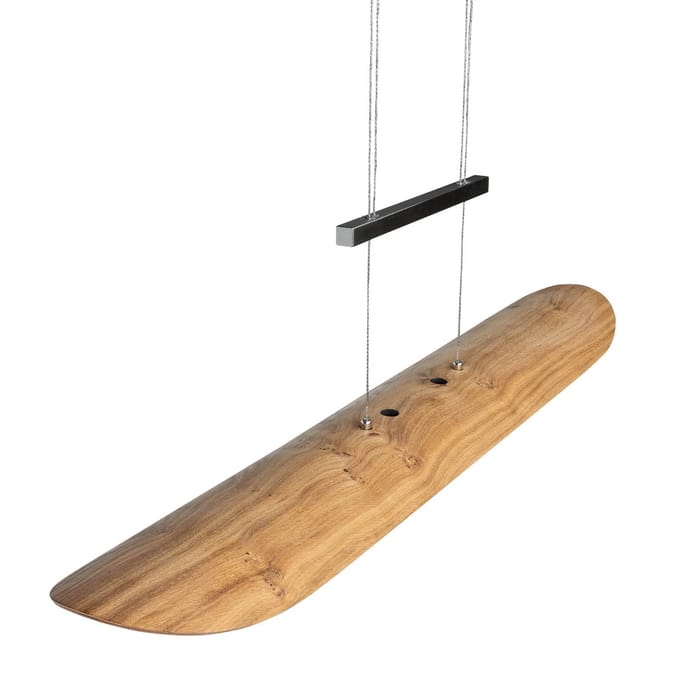Elobra LED hanglamp Colombia XL, asteiken natuur