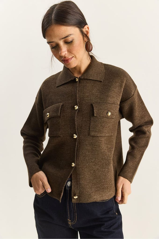Polokraag Cardigan