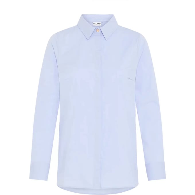 Damesblouse met lange mouwen Pulz Jeans Elna
