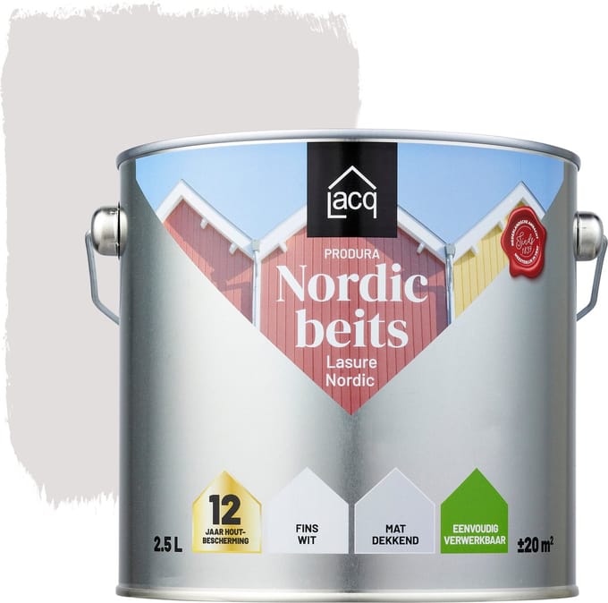 Lacq Produra Nordic Beits - 2.5L - Fins Wit
