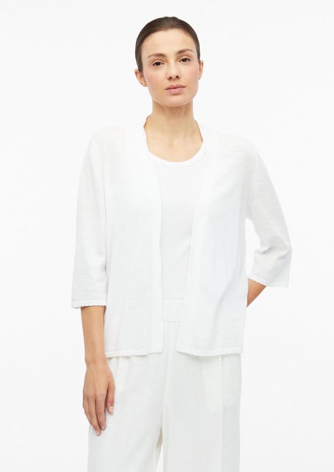 'regular fit' bolero van puur katoen