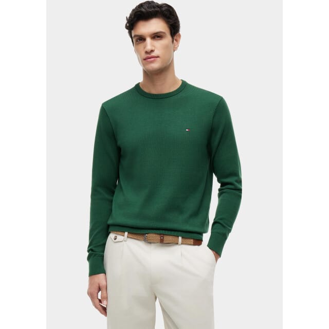 Tommy Hilfiger Essential Seasonal Cotton Street Green Taglia: S | Maglioni a maglia Outlet | Uomo | Verde